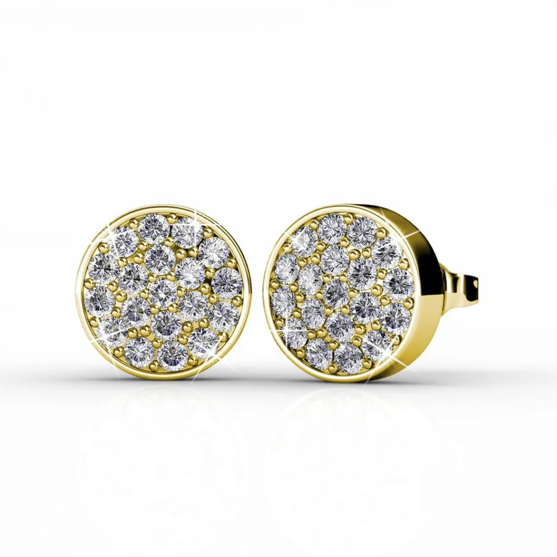 MYC-Paris Boucles d'oreilles Femme - DE0154-G Laiton Doré | Femme Boucles D'Oreilles