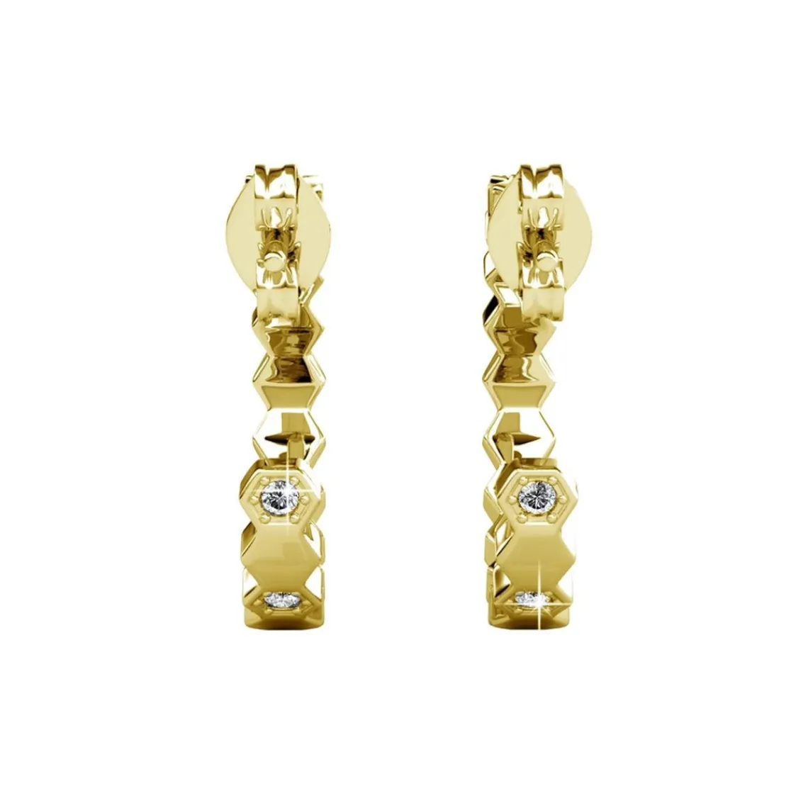 MYC-Paris Boucles d’oreilles Femme - DE0136-G Laiton Doré | Femme Boucles D'Oreilles