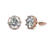 MYC-Paris Boucles d'oreilles Femme EVIDENCE - DE0081-RG Laiton Doré rose | Femme Boucles D'Oreilles