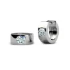 MYC-Paris Boucles d’oreilles Femme - DE0040-S Laiton Argent | Femme Boucles D'Oreilles