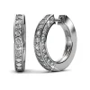 MYC-Paris Boucles d’oreilles Femme - DE0035-S Laiton Argent | Femme Boucles D'Oreilles