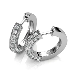 MYC-Paris Boucles d’oreilles Femme - DE0035-S Laiton Argent | Femme Boucles D'Oreilles