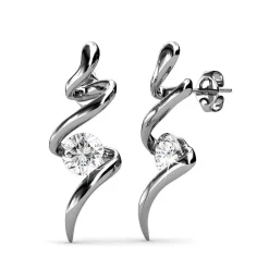 MYC-Paris Boucles d’oreilles Femme EVIDENCE - DE0033-S Laiton Argent | Femme Boucles D'Oreilles