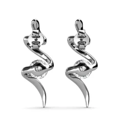 MYC-Paris Boucles d’oreilles Femme EVIDENCE - DE0033-S Laiton Argent | Femme Boucles D'Oreilles