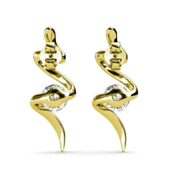MYC-Paris Boucles d’oreilles Femme EVIDENCE - DE0033-G Laiton Doré | Femme Boucles D'Oreilles