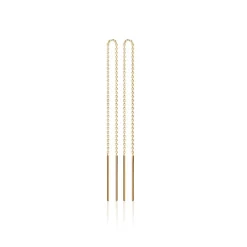 Maison de la Bijouterie Boucles d'oreilles femme Pendantes - Y53V400 Plaqué Or | Femme Boucles D'Oreilles