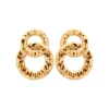 Maison de la Bijouterie Boucles d'oreilles femme plaqué or - Y55V000 | Femme Boucles D'Oreilles