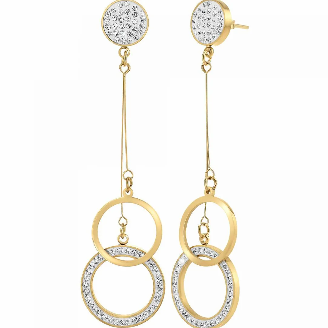 So Charm Bijoux Boucles d'oreilles Femme So Charm - B2747-DORE Acier Doré | Femme Boucles D'Oreilles