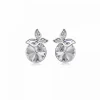 So Charm Bijoux Boucles d'oreilles Femme So Charm - B1280-BO-CRYS Métal Argent | Femme Boucles D'Oreilles