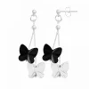 So Charm Bijoux Boucles d'oreilles Femme So Charm - BS161-SE008-JET+CRYS Métal Argent | Femme Boucles D'Oreilles