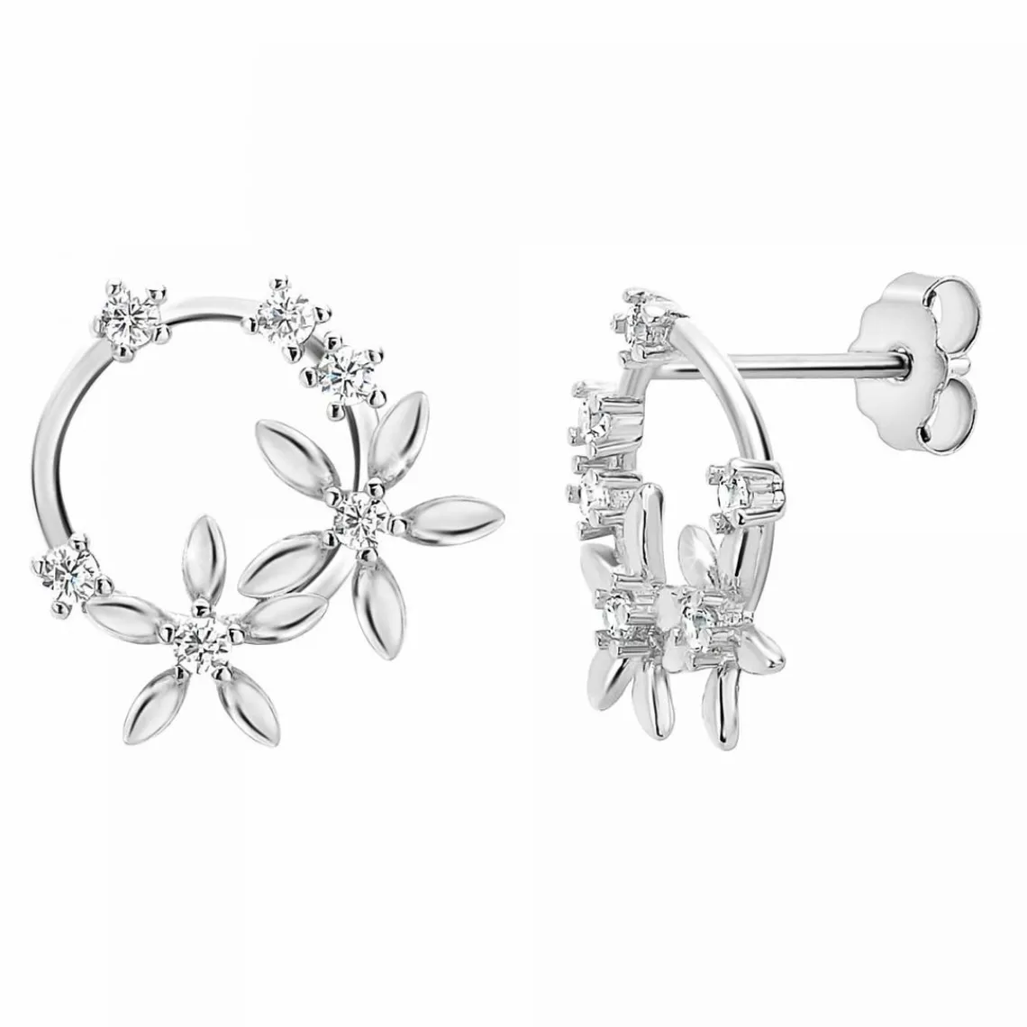 So Charm Bijoux Boucles d'oreilles Femme So Charm - B2296-ARGENT Métal Argent | Femme Boucles D'Oreilles