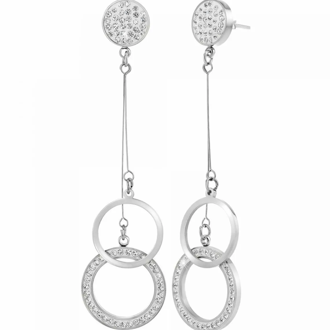 So Charm Bijoux Boucles d'oreilles Femme So Charm - B2747-ARGENT Acier Argent | Femme Boucles D'Oreilles