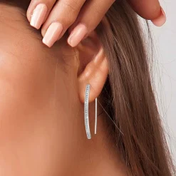 So Charm Bijoux Boucles d'oreilles Femme So Charm - B2114-ARGENT Métal Argent | Femme Boucles D'Oreilles