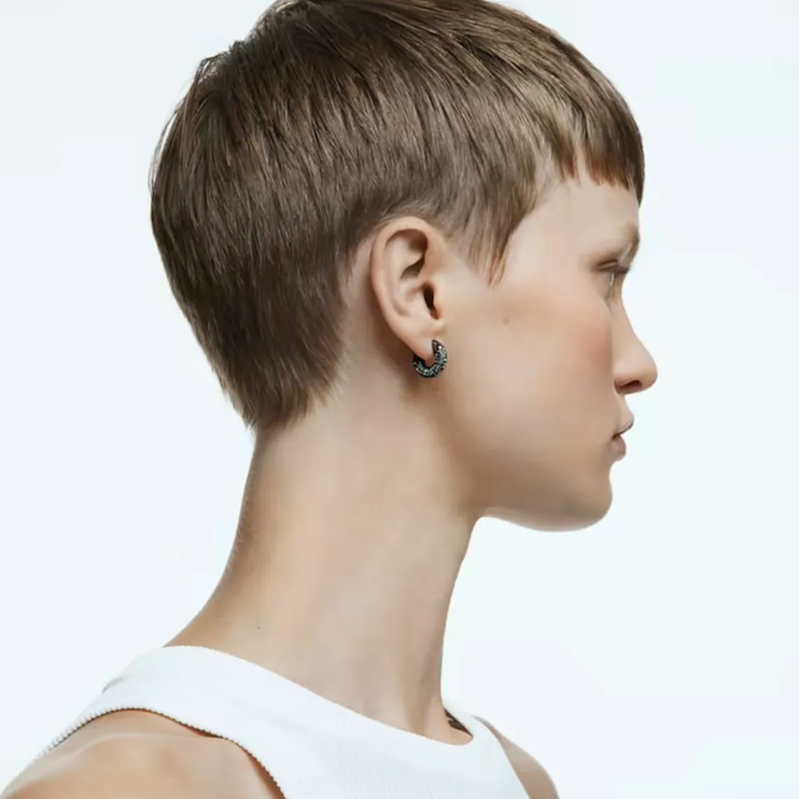 Swarovski Bijoux Boucles d’oreilles Femme Swarovski - 5620222 Métal Noir | Femme Boucles D'Oreilles