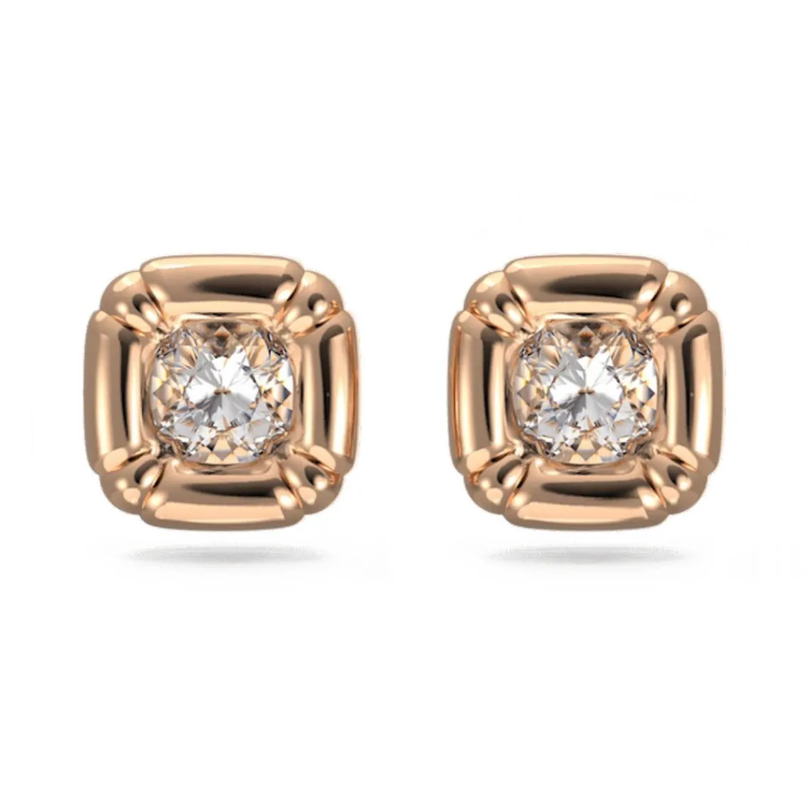 Swarovski Bijoux Boucles d’oreilles Femme Swarovski - 5617910 Aluminium Doré rose | Femme Boucles D'Oreilles