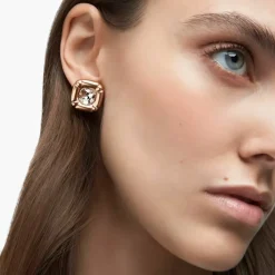 Swarovski Bijoux Boucles d’oreilles Femme Swarovski - 5617910 Aluminium Doré rose | Femme Boucles D'Oreilles