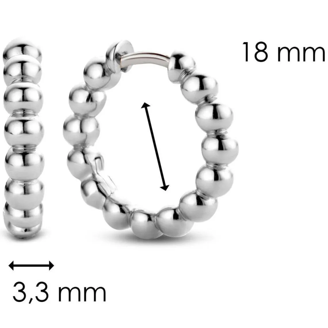 Ti Sento Boucles d'oreilles femme Bijoux - Créole Wonders of past and future | Femme Boucles D'Oreilles|Bague