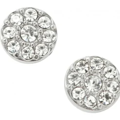 Fossil Bijoux Boucles d'oreilles Fossil JF00828040 - Boucles d'oreilles Argentés Cristaux Jeunes | Femme Boucles D'Oreilles