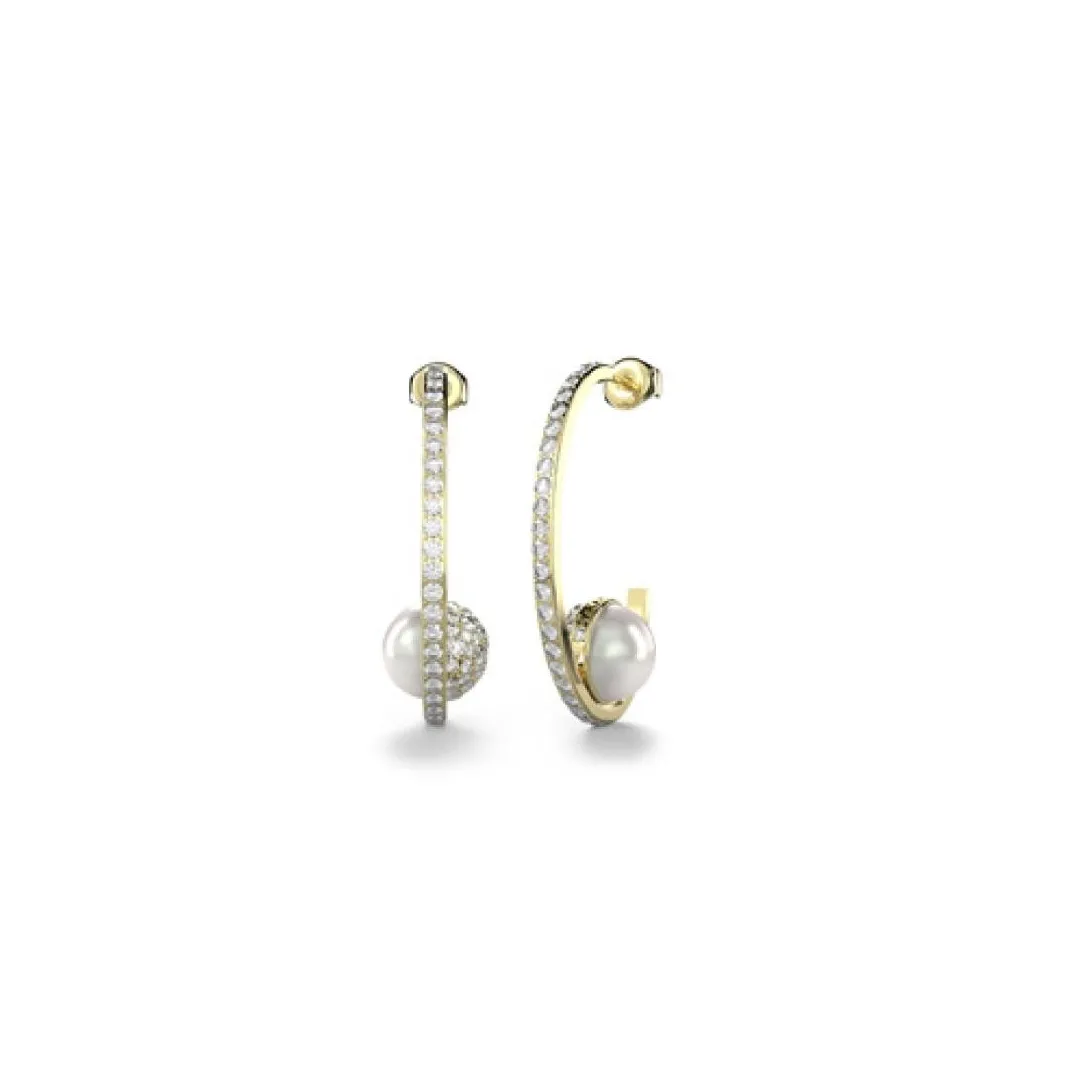 Guess Bijoux Boucles d'oreilles Calypso - JUBE04452JWYG Acier Doré | Femme Boucles D'Oreilles