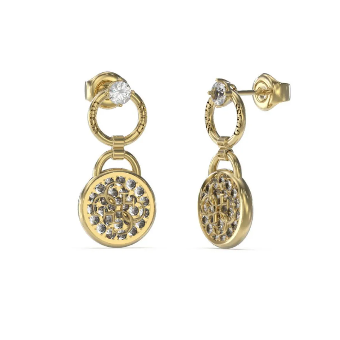 Guess Bijoux Boucles d'oreilles JUBE03130JWYG - DREAMING GUESS Acier Doré | Femme Boucles D'Oreilles