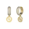 Guess Bijoux Boucles d'oreilles JUBE03301JWYG - Acier Doré | Femme Boucles D'Oreilles