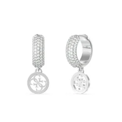 Guess Bijoux Boucles d'oreilles JUBE03301JWRH - Acier Argenté | Femme Boucles D'Oreilles