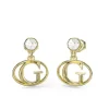 Guess Bijoux Boucles d'oreilles JUBE03361JWYG - Acier Doré | Femme Boucles D'Oreilles