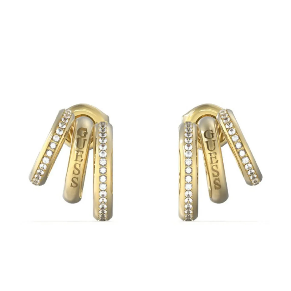 Guess Bijoux Boucles d'oreilles JUBE03302JWYG - Acier Doré | Femme Boucles D'Oreilles