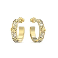 Guess Bijoux Boucles d'oreilles JUBE03284JWYG - Acier Doré | Femme Boucles D'Oreilles