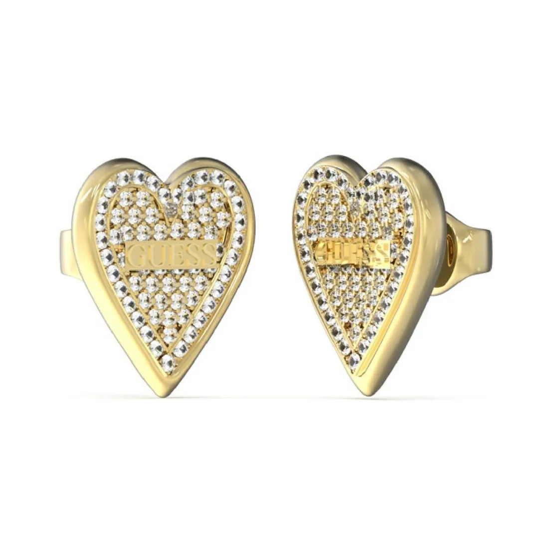 Guess Bijoux Boucles d'oreilles JUBE03251JWYG - Acier Doré | Femme Boucles D'Oreilles