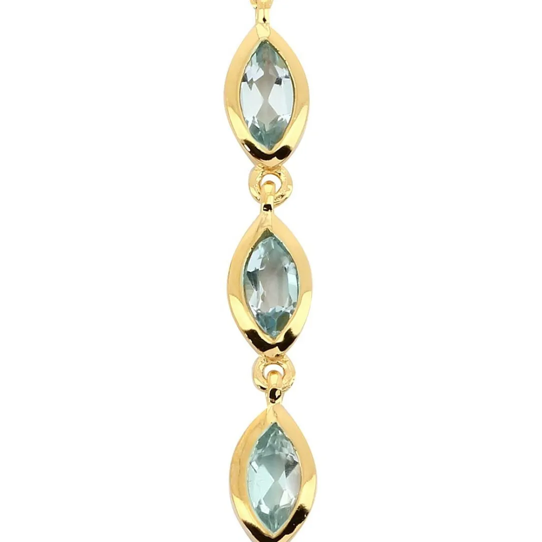 Kosma Paris Boucles d'oreilles Kira Doré & Topaz | Femme Boucles D'Oreilles