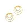 Les Interchangeables Boucles d'oreilles A59168 - Creoles Orbite Dorées | Femme Boucles D'Oreilles