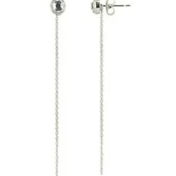 Les Interchangeables Boucles d'oreilles A56672 - Serti PM Palladium Cristal | Femme Boucles D'Oreilles