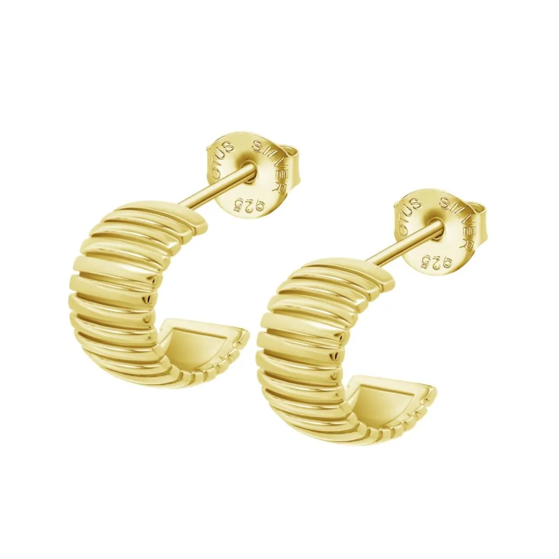 Lotus Silver Boucles d'oreilles Hoops - LP3782-4-2 | Femme Boucles D'Oreilles