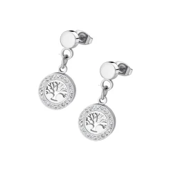 Lotus Style Bijoux Boucles d'oreilles Lotus Style Rainbow LS1869-4-1 - RAINBOW Acier Argenté Femme | Femme Boucles D'Oreilles