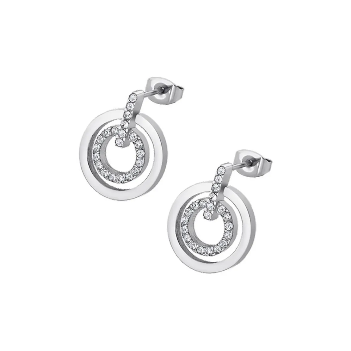 Lotus Style Bijoux Boucles d'oreilles BLISS LS1868-4-1 - Boucles d'oreilles BLISS Acier | Femme Boucles D'Oreilles