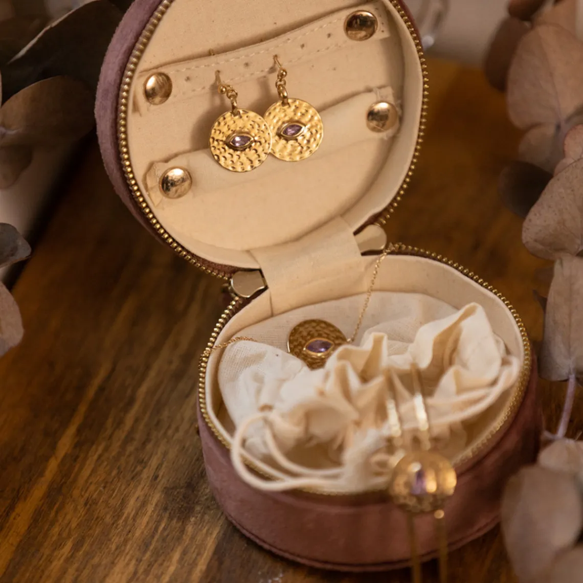 Kosma Paris Boucles d'oreilles Luna BES22595-AME – Doré | Femme Boucles D'Oreilles