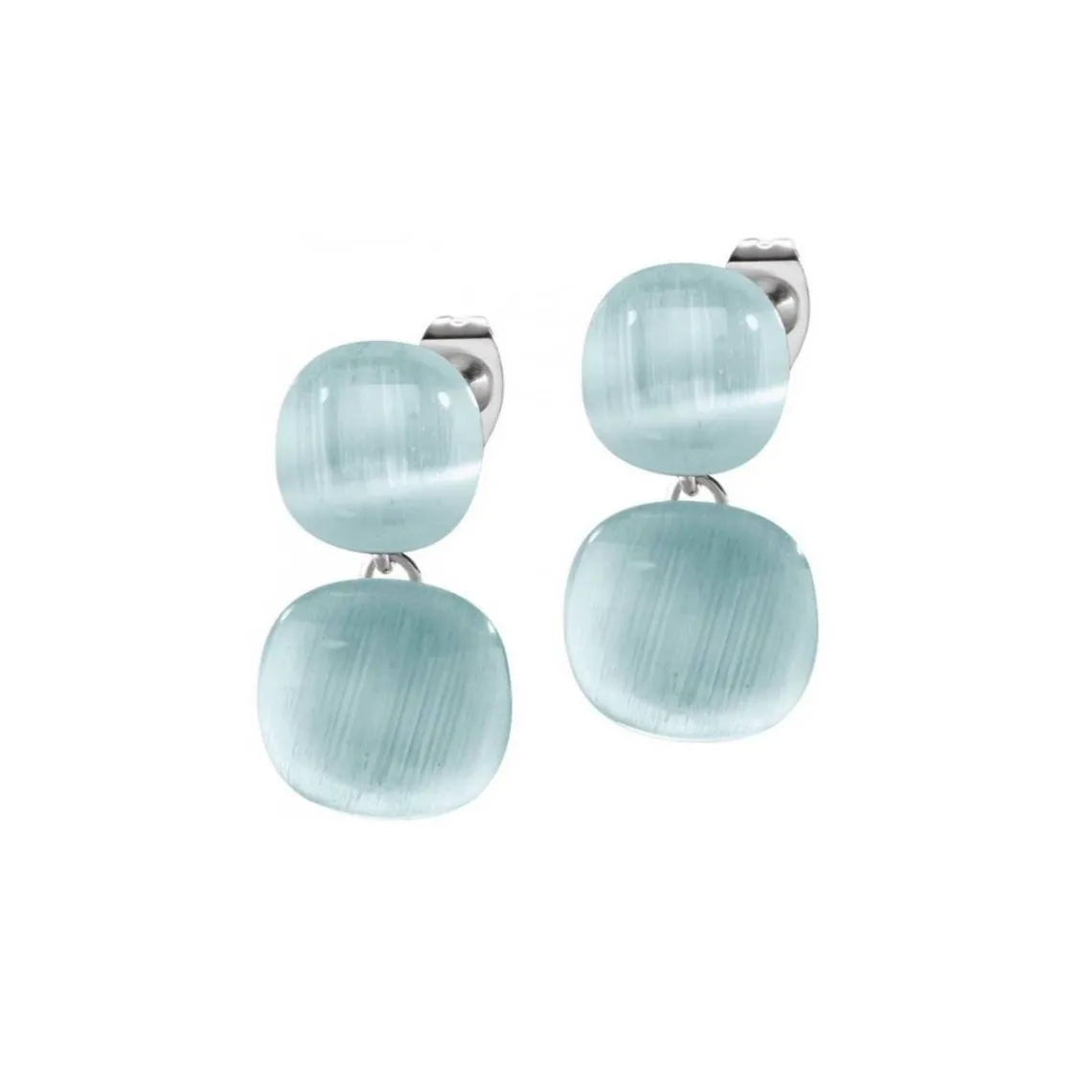 Morellato Bijoux Boucles D'oreilles SAKK79 - Boucles D'oreilles Argent Oeil de chat | Femme Boucles D'Oreilles
