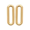 Maison de la Bijouterie Boucles d'oreilles ovale femme plaqué or - Y5VWZ00 | Femme Boucles D'Oreilles