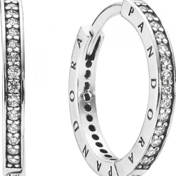 Pandora Boucles D'Oreilles 290558CZ - Créoles | Femme Boucles D'Oreilles