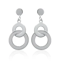 Maison de la Bijouterie Boucles d'oreilles Pendantes fantaisie Argent W466Z00 | Femme Boucles D'Oreilles