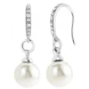 So Charm Bijoux Boucles d'oreilles B2075-CREAM - Mode | Femme Boucles D'Oreilles