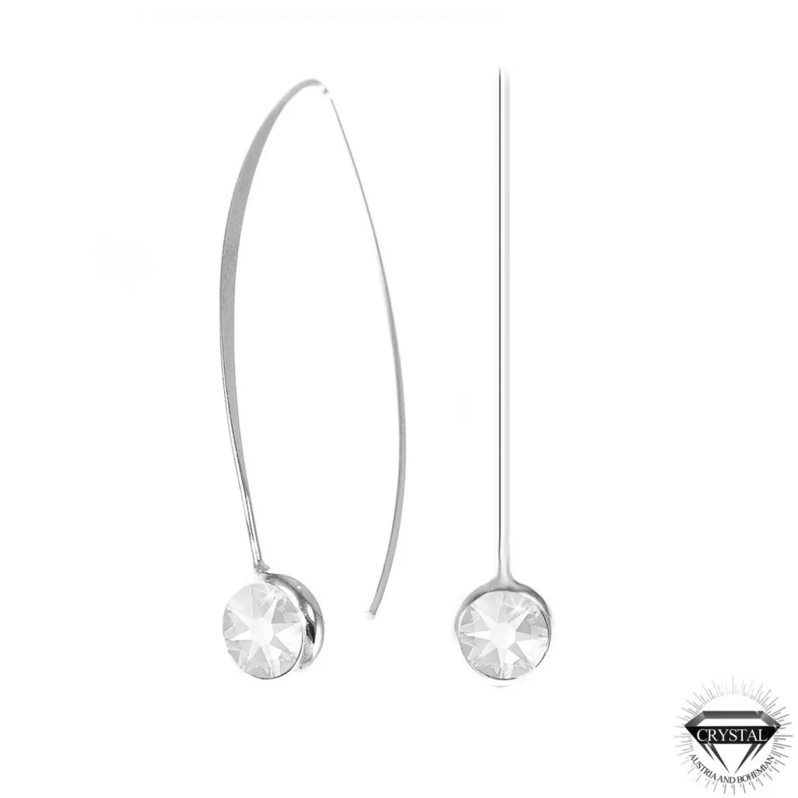 So Charm Bijoux Boucles d'oreilles So Charm BS135-CRYS - | Femme Boucles D'Oreilles