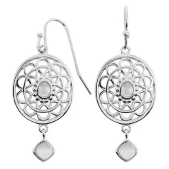Kosma Paris Boucles d'oreilles Stella Argenté & Pierre De Lune | Femme Boucles D'Oreilles