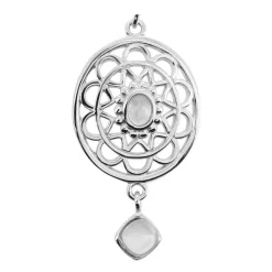 Kosma Paris Boucles d'oreilles Stella Argenté & Pierre De Lune | Femme Boucles D'Oreilles