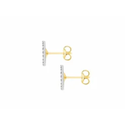 Stella Boucles d'oreilles 2-59-0809 Or Jaune et Or Blanc | Femme Boucles D'Oreilles