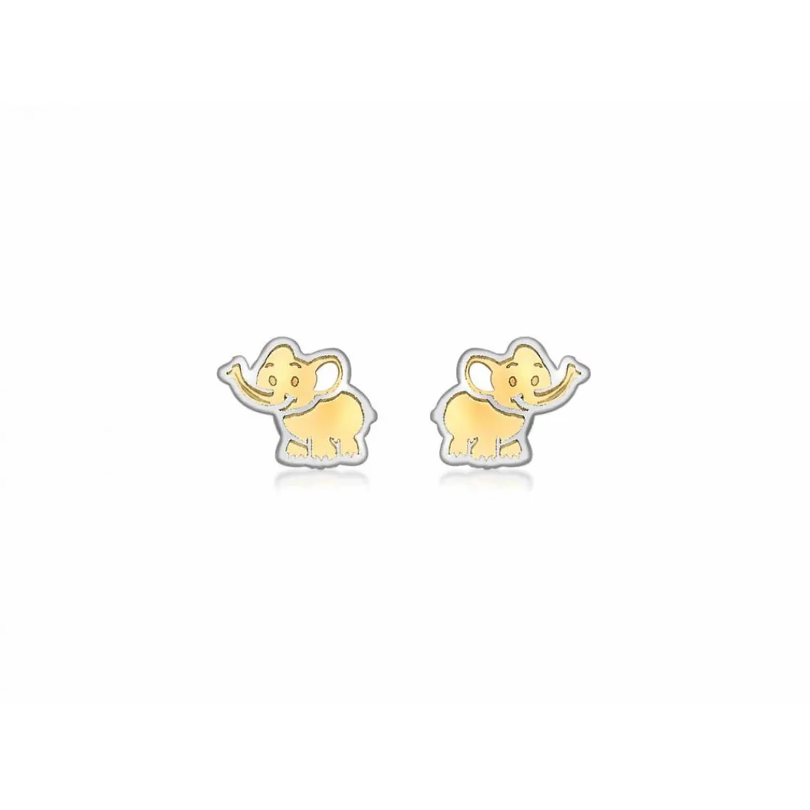 Stella Boucles d'oreilles 2-55-7649 Or Jaune et Blanc | Femme Boucles D'Oreilles