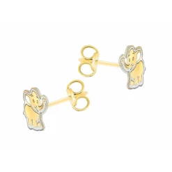 Stella Boucles d'oreilles 2-55-7649 Or Jaune et Blanc | Femme Boucles D'Oreilles