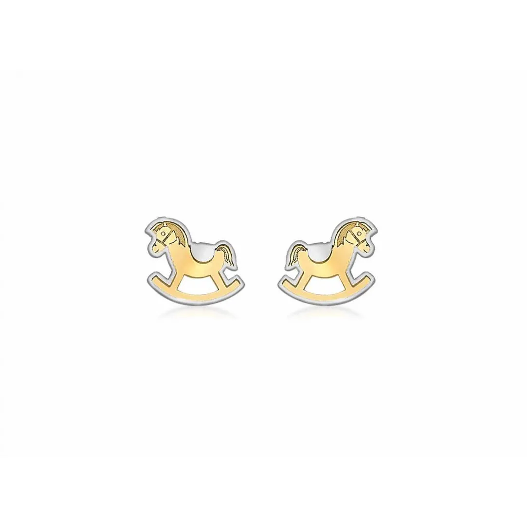 Stella Boucles d'oreilles 2-55-7619 Or Jaune et Blanc | Femme Boucles D'Oreilles