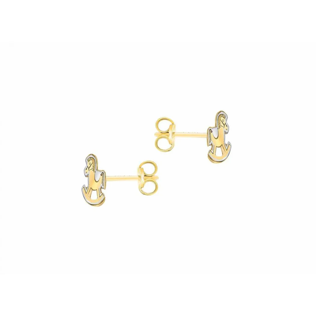 Stella Boucles d'oreilles 2-55-7619 Or Jaune et Blanc | Femme Boucles D'Oreilles
